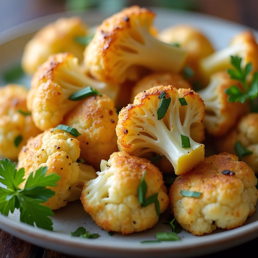 Crispy Parmesan Roasted Cauliflower Recipe