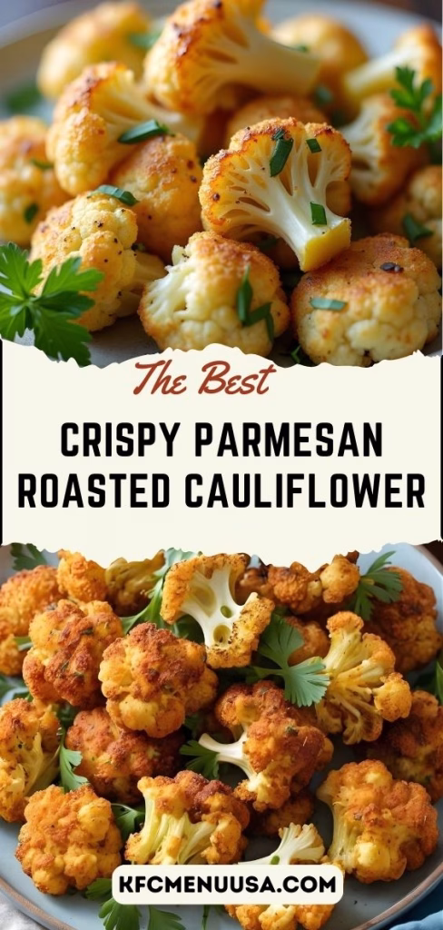 Crispy Parmesan Roasted Cauliflower Recipe