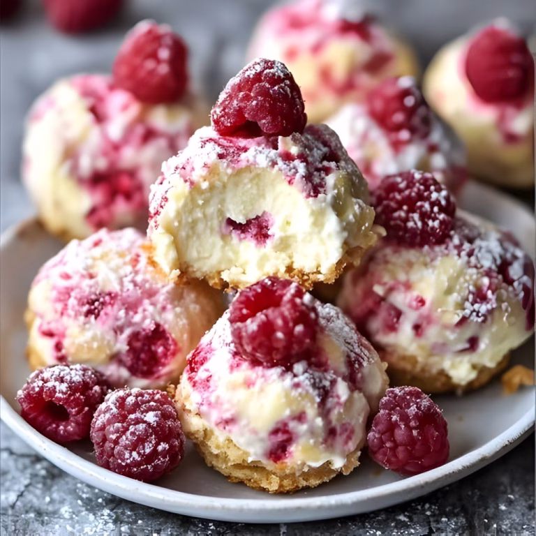 Delicious Raspberry Cream Cheese Bites Recipe