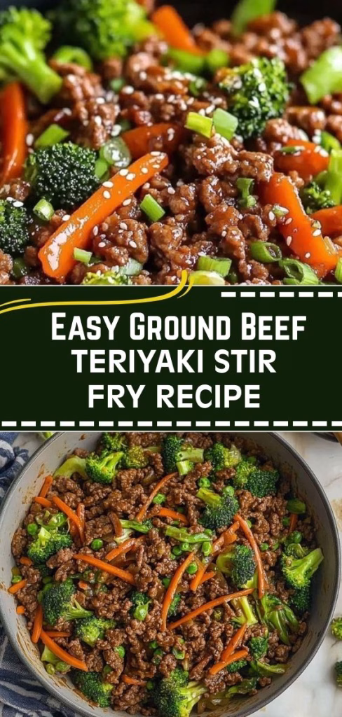 Easy Ground Beef Teriyaki Stir Fry Recipe