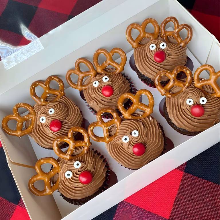 Easy Reindeer Cupcakes Recipe