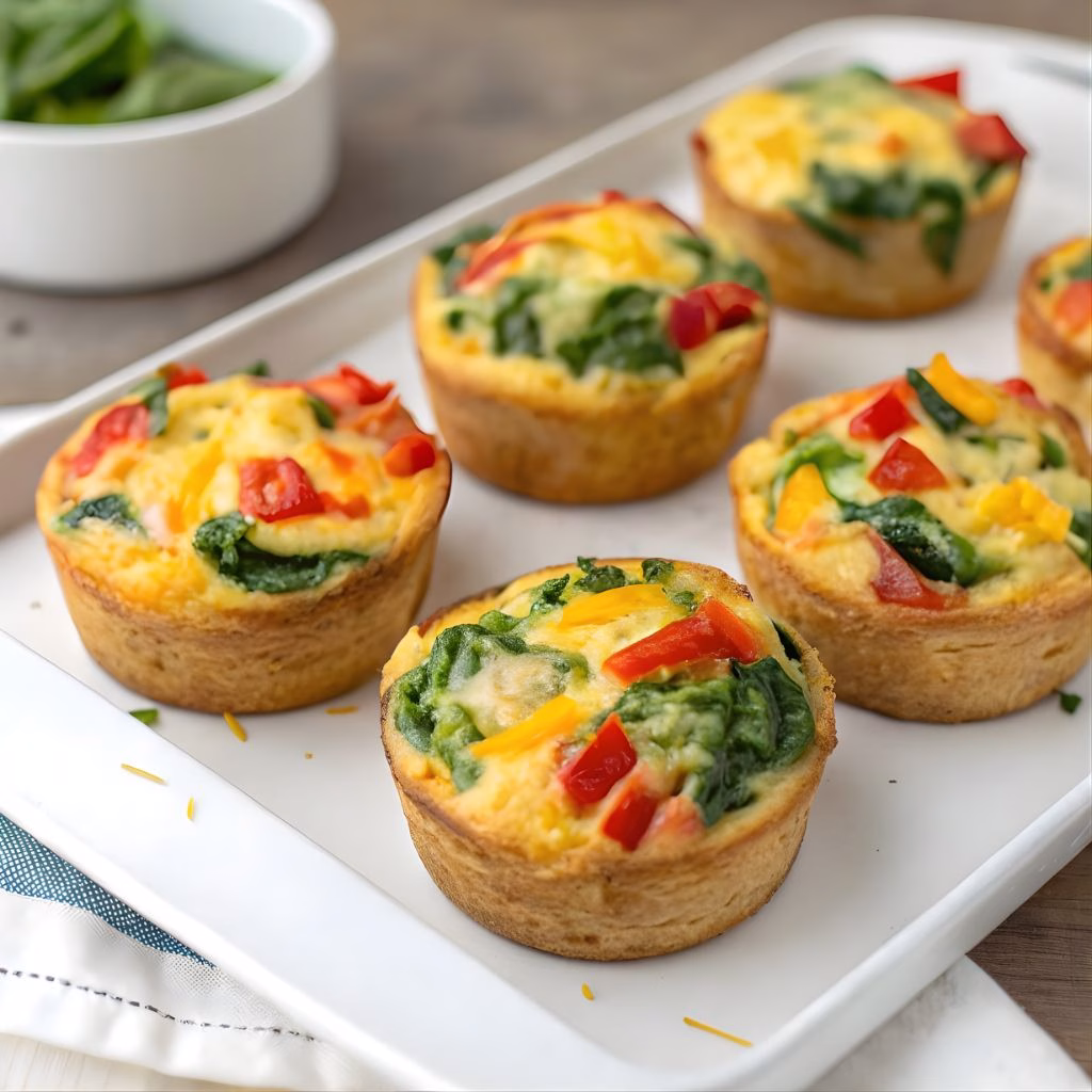 Egg Muffins with Bell Peppers and Onions Recipe
