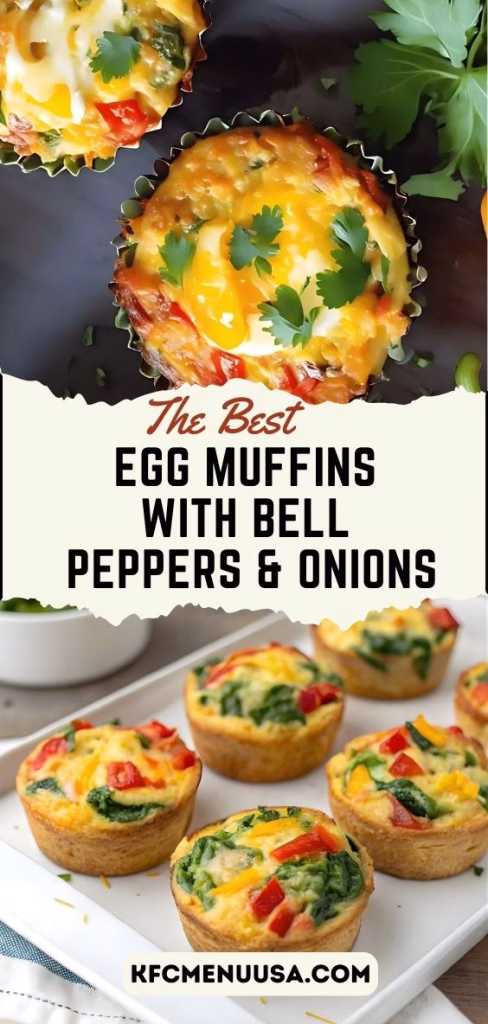 Egg Muffins with Bell Peppers and Onions Recipe