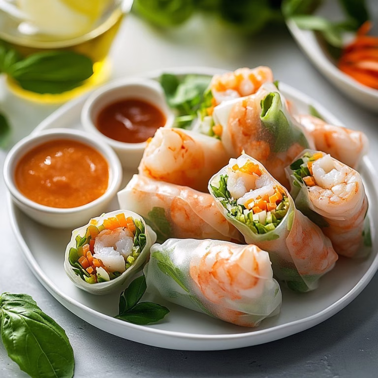 Fresh Spring Rolls with Shrimp Recipe