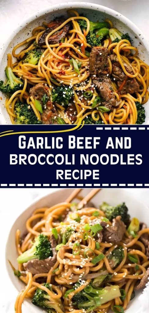 Garlic Beef and Broccoli Noodles Recipe

