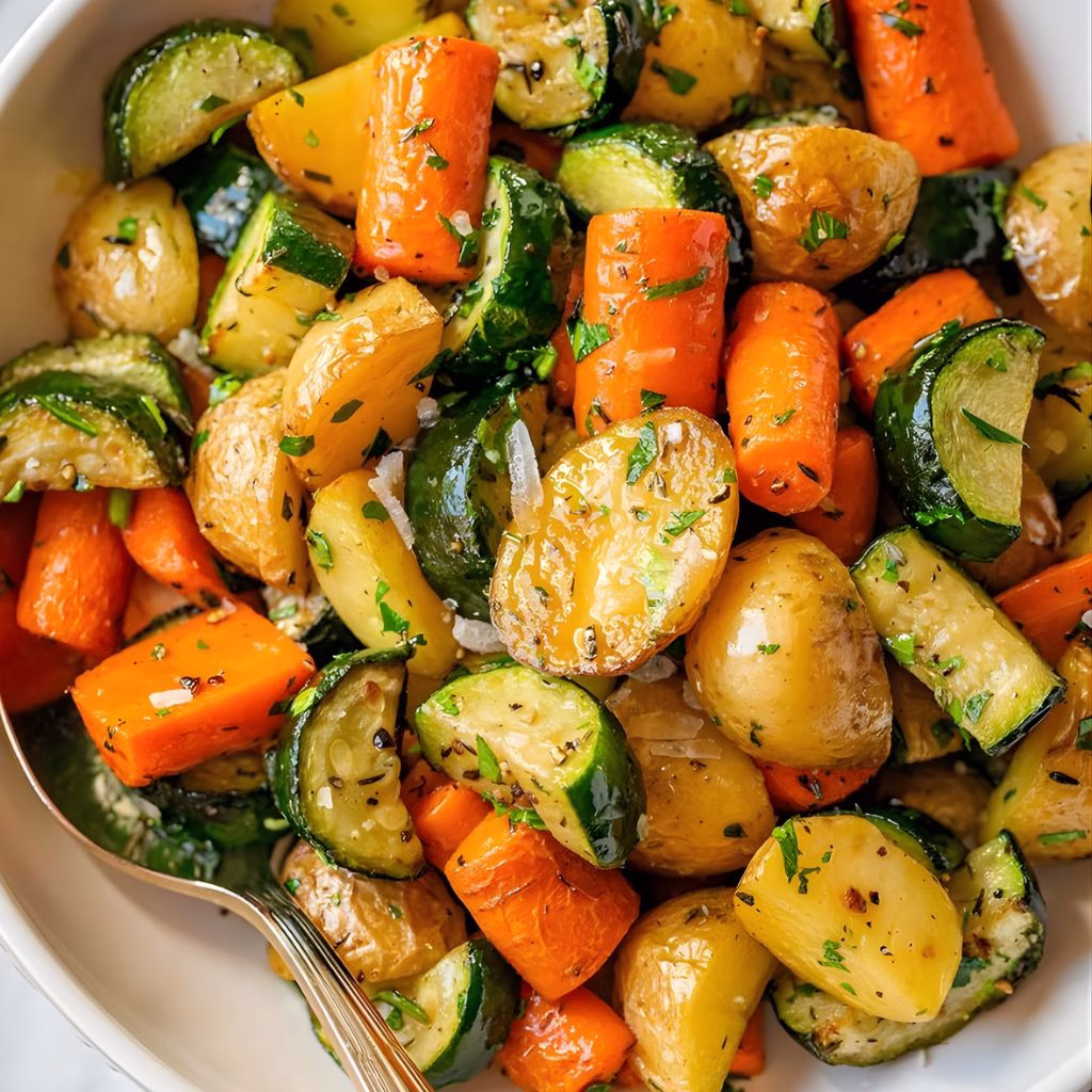 Garlic Herb Roasted Potatoes Recipe
