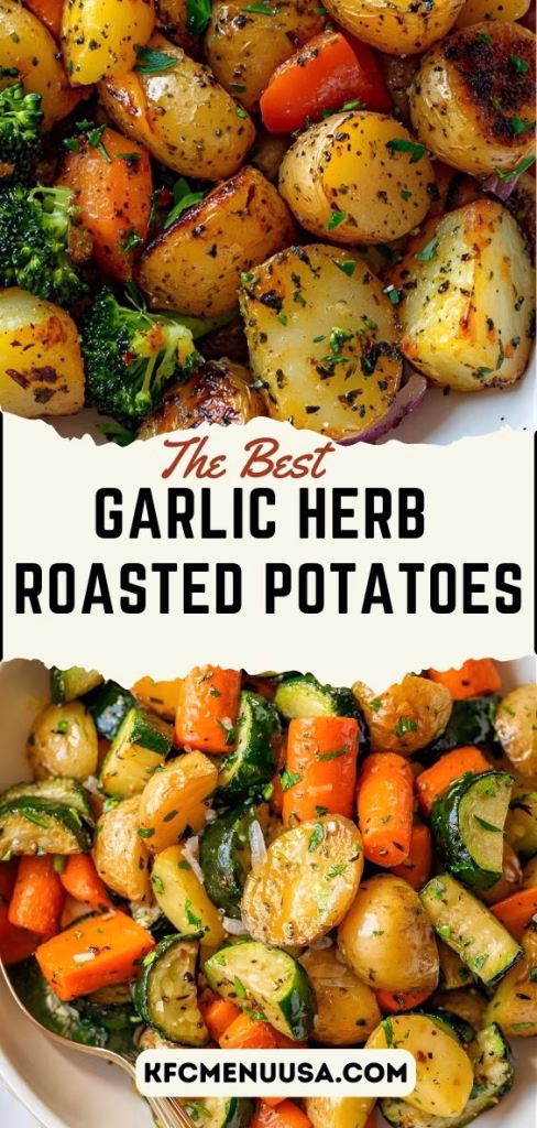 Garlic Herb Roasted Potatoes Recipe