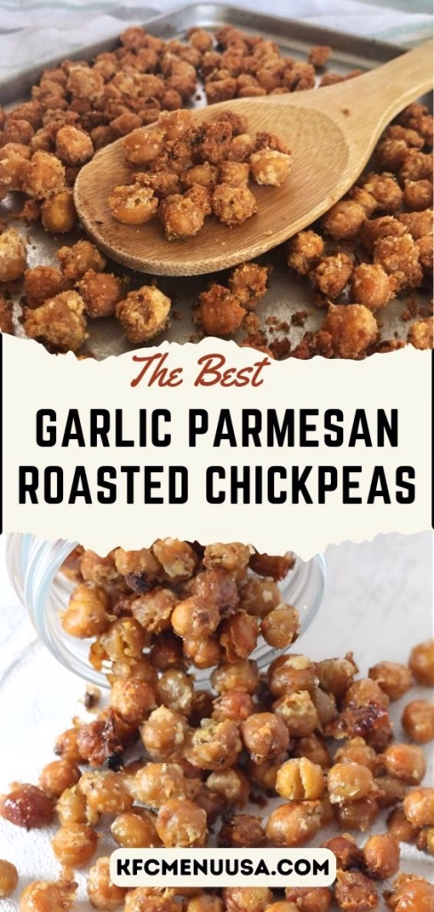 Garlic Parmesan Roasted Chickpeas Recipe