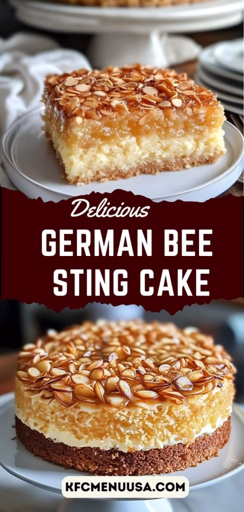German Bee Sting Cake Recipe