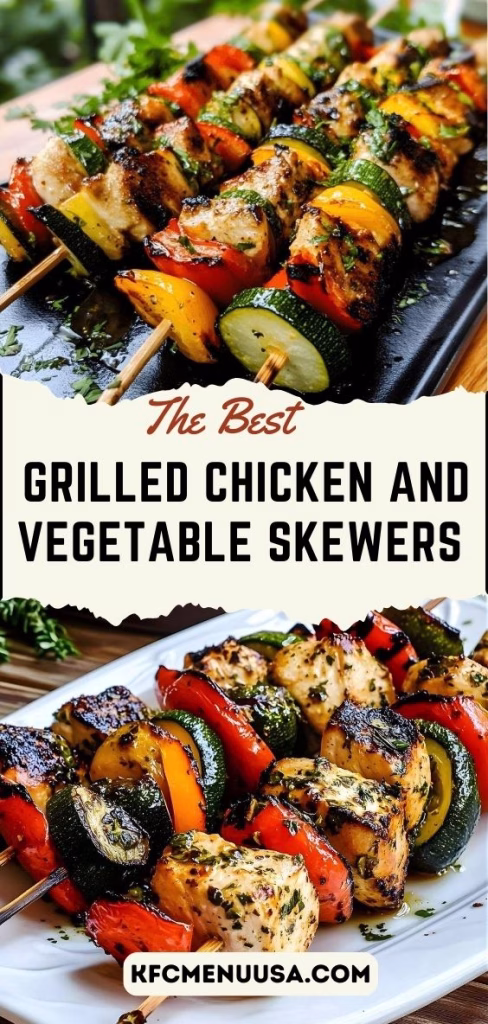 Grilled Chicken and Vegetable Skewers Recipe