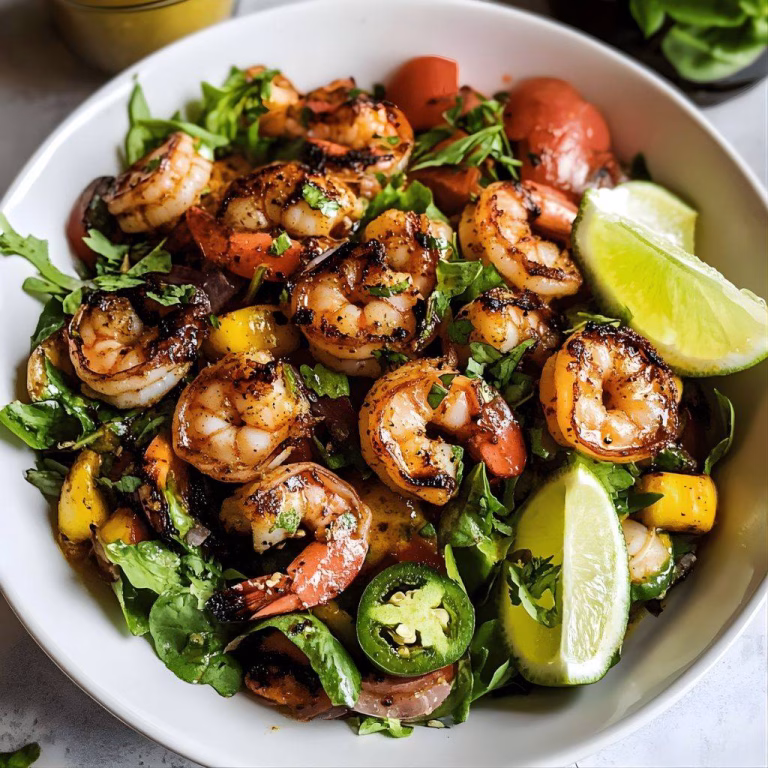Grilled Shrimp Salad with Citrus Dressing Recipe