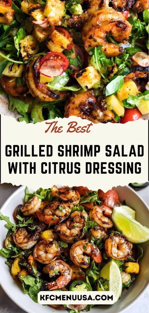 Grilled Shrimp Salad with Citrus Dressing Recipe 