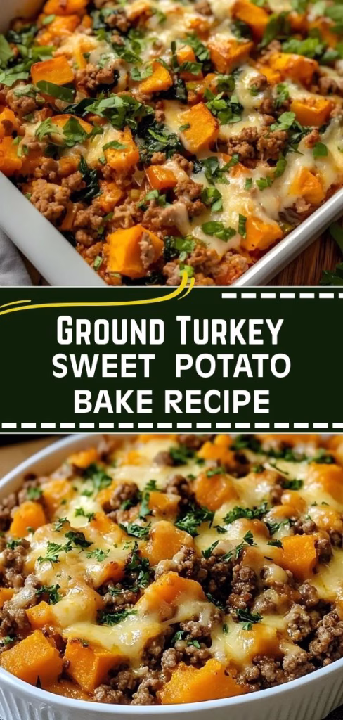 Ground Turkey Sweet Potato Bake Recipe
