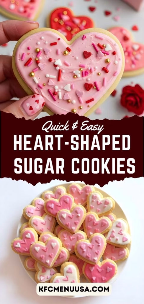 Heart-Shaped Sugar Cookies Recipe