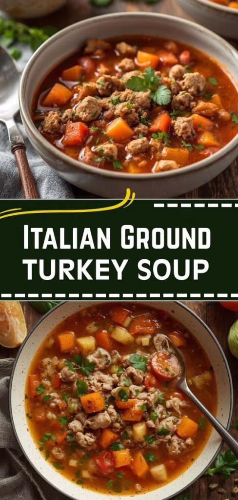 Italian Ground Turkey Soup Recipe