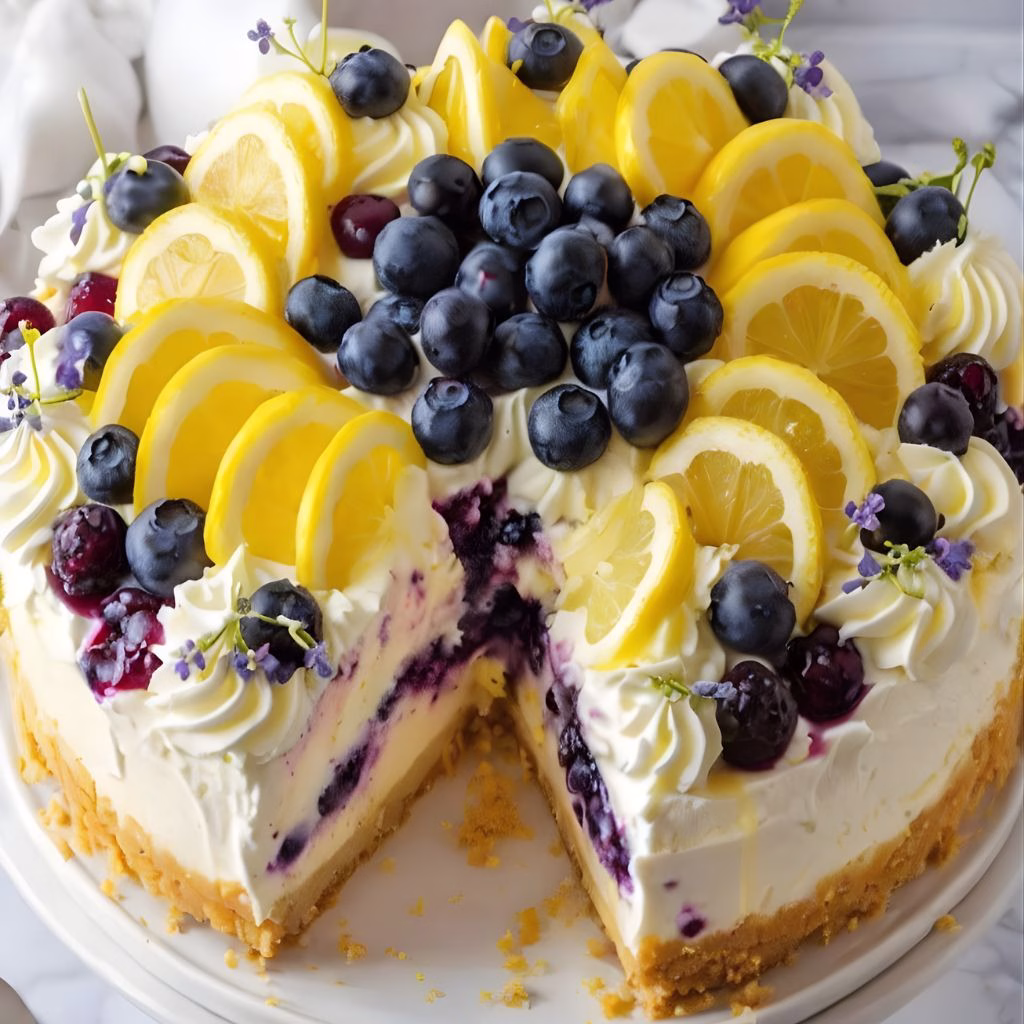 Lemon Blueberry Cake Recipe