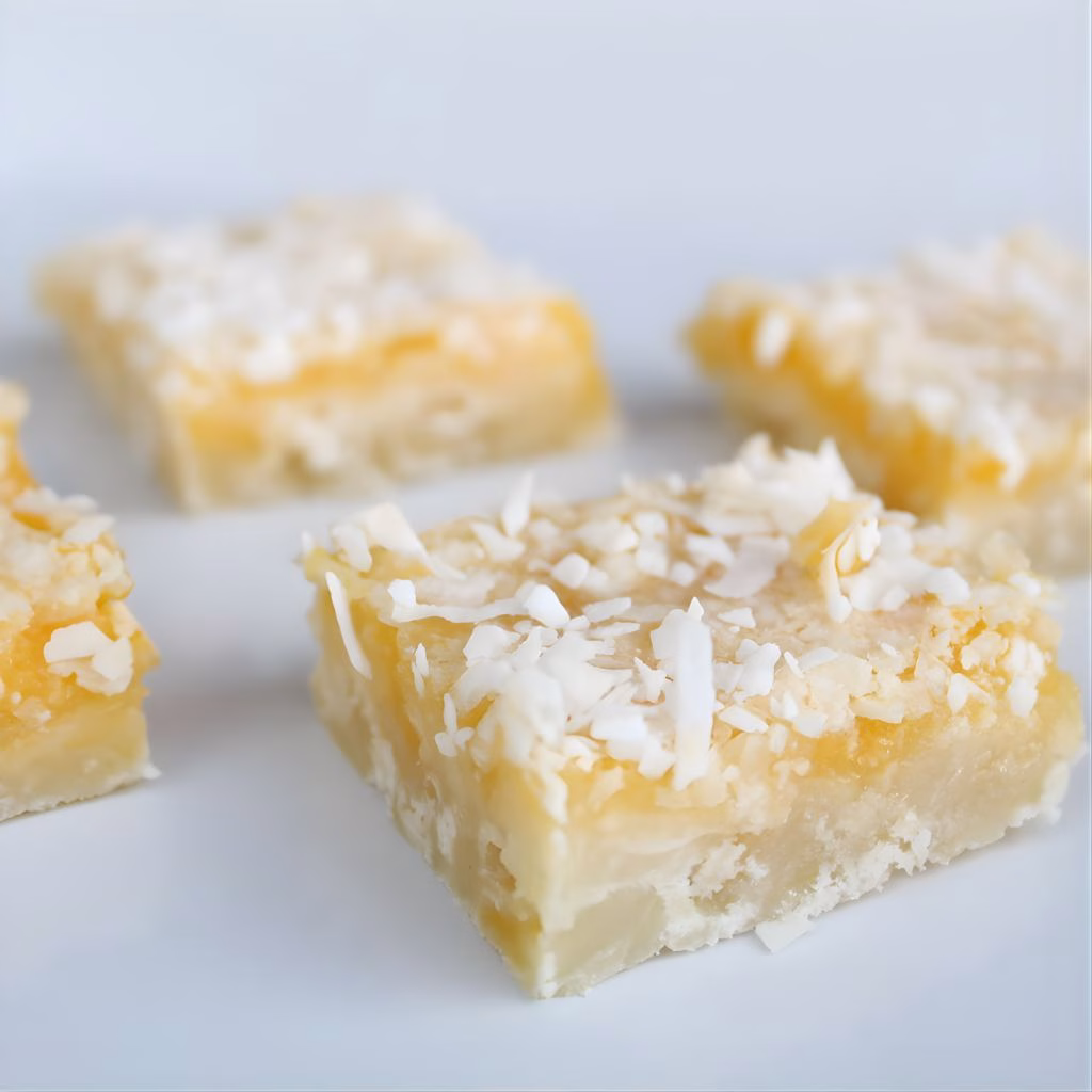 Lemon Coconut Bars Recipe 