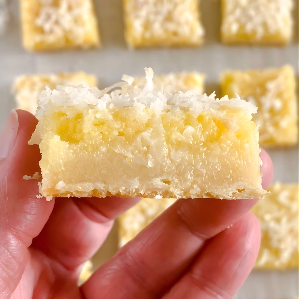 Lemon Coconut Bars Recipe 