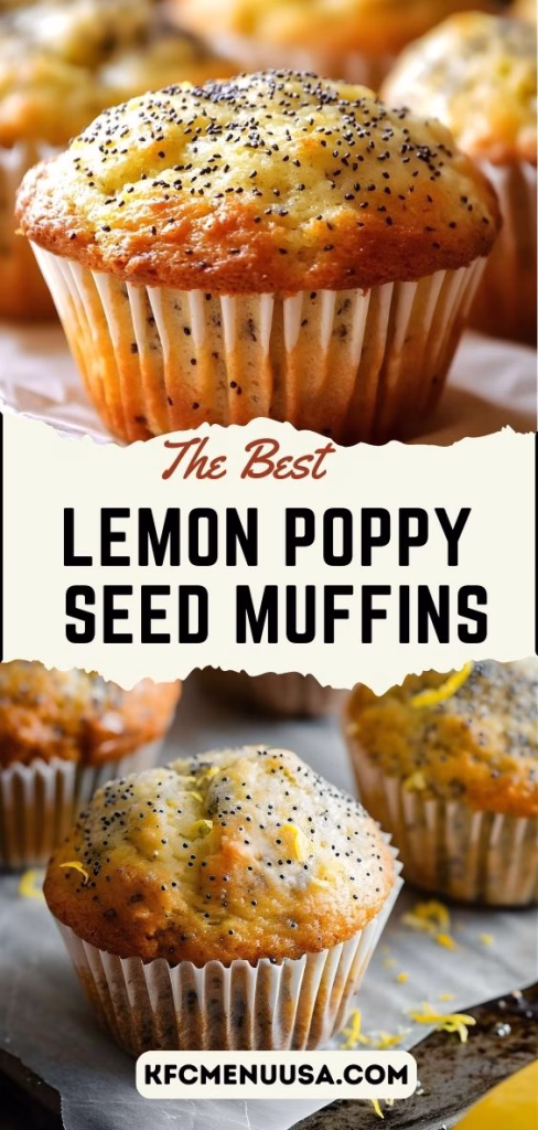 Lemon Poppy Seed Muffins Recipe