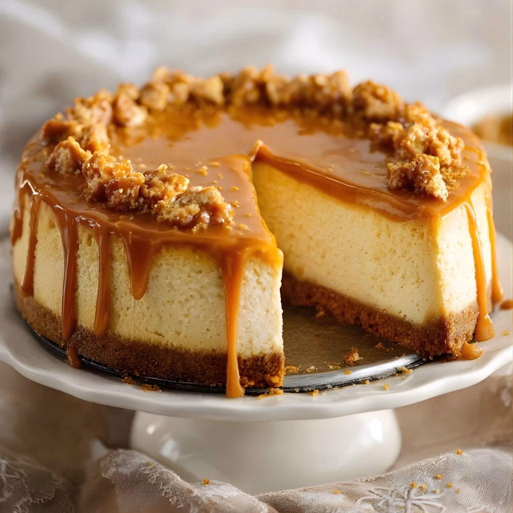Loaded Butterscotch Cheesecake Recipe