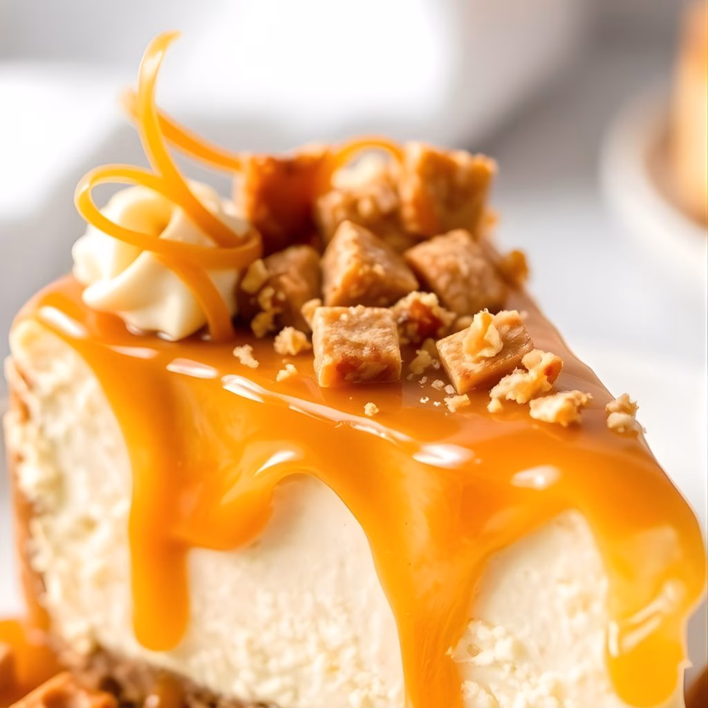 Loaded Butterscotch Cheesecake Recipe