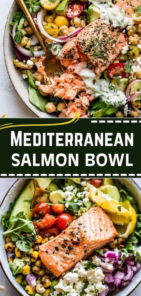 Mediterranean Salmon Bowl Recipe