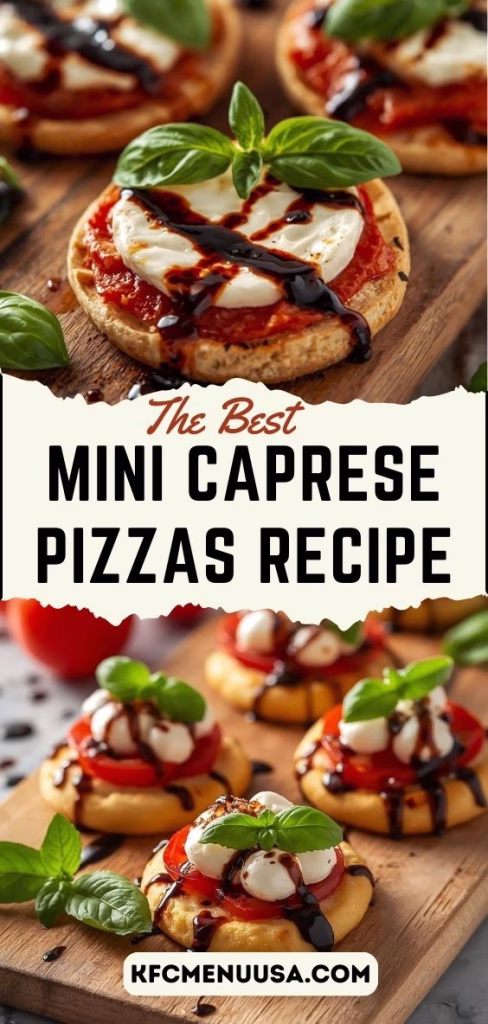 Mini Caprese Pizzas Recipe