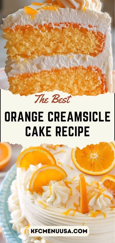 Orange Creamsicle Cake Recipe