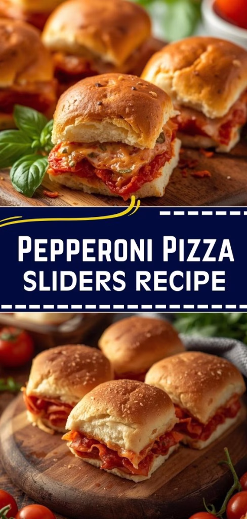 Pepperoni Pizza Sliders Recipe