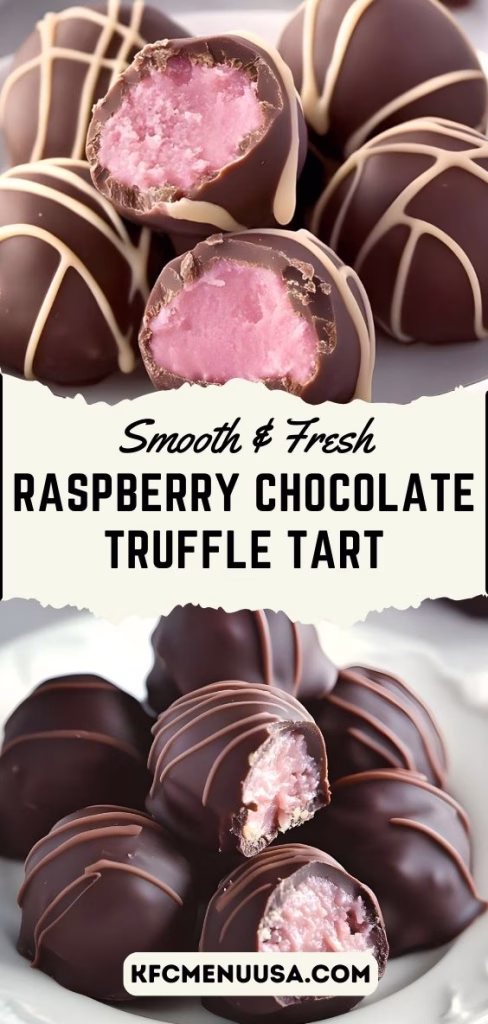 Raspberry Chocolate Truffle Tart Recipe