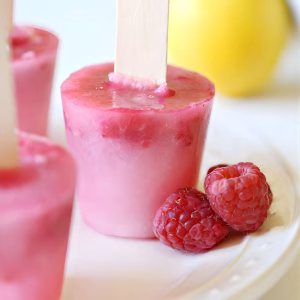 Raspberry Lemonade Popsicles Recipe