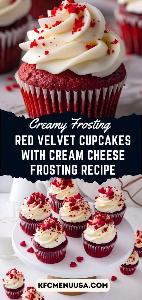 Red Velvet Cupcakes with Cream Cheese Frosting Recipe