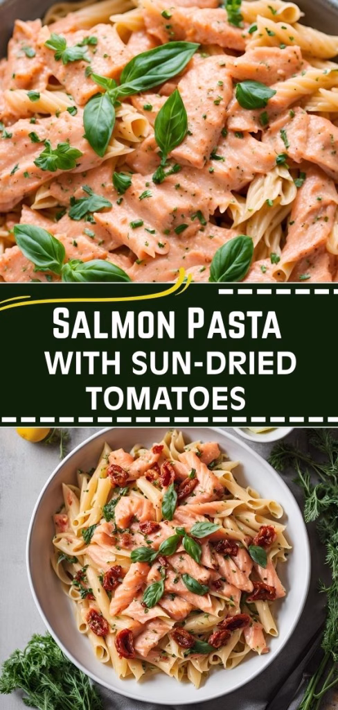 Salmon Pasta with Sun-Dried Tomatoes Recipe