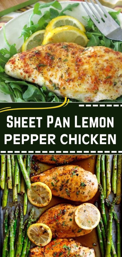Sheet Pan Lemon Pepper Chicken Recipe
