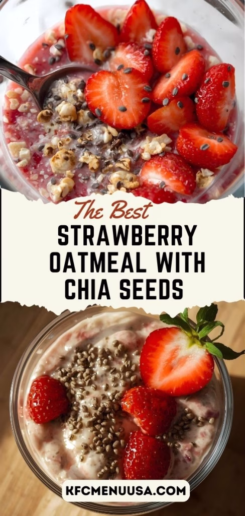 Strawberry Oatmeal with Chia Seeds Recipe