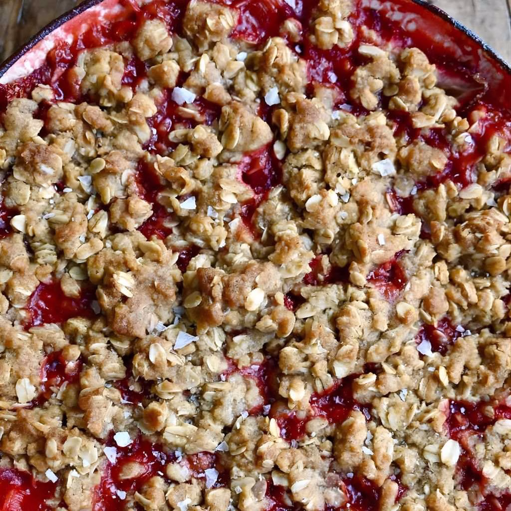 Strawberry Rhubarb Crisp Recipe