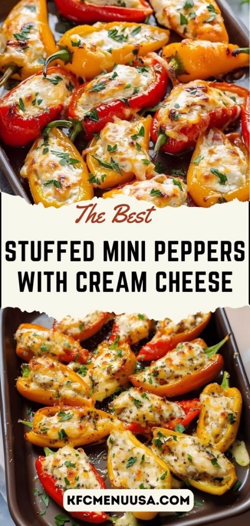 Stuffed Mini Peppers with Cream Cheese Recipe