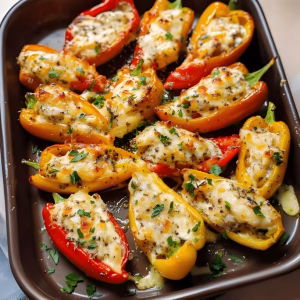 Stuffed Mini Peppers with Cream Cheese Recipe