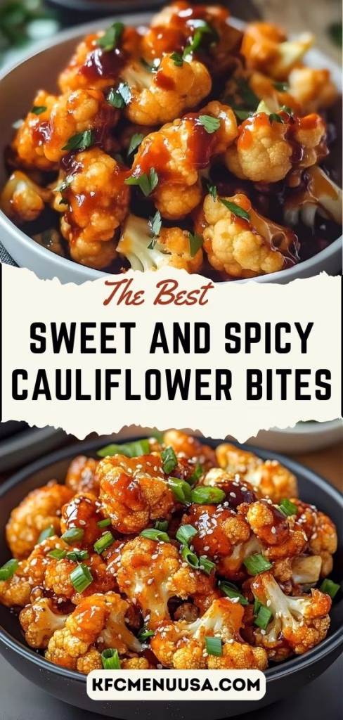 Sweet and Spicy Cauliflower Bites Recipe