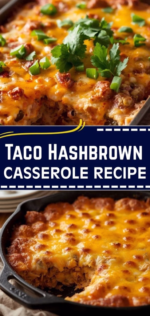 Taco Hashbrown Casserole Recipe