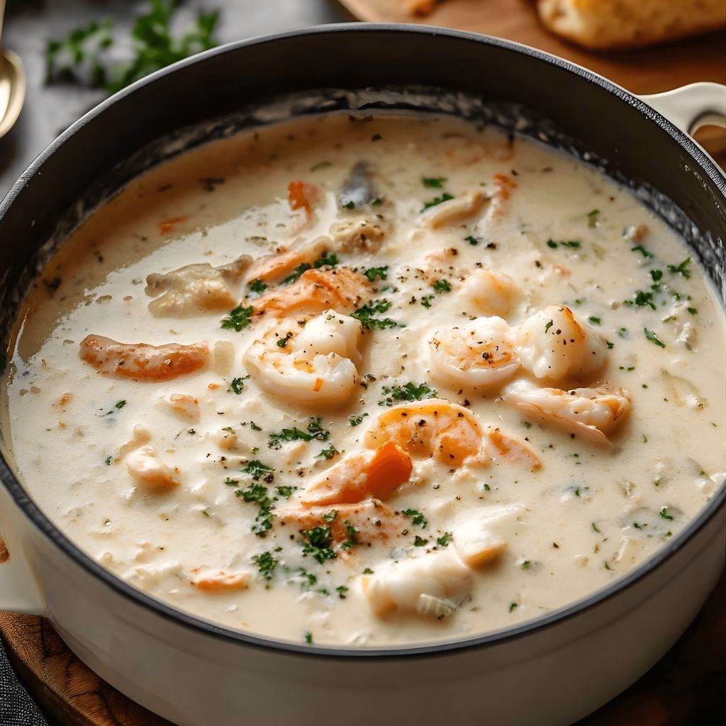 The Best Creamy Seafood Chowder Recipe