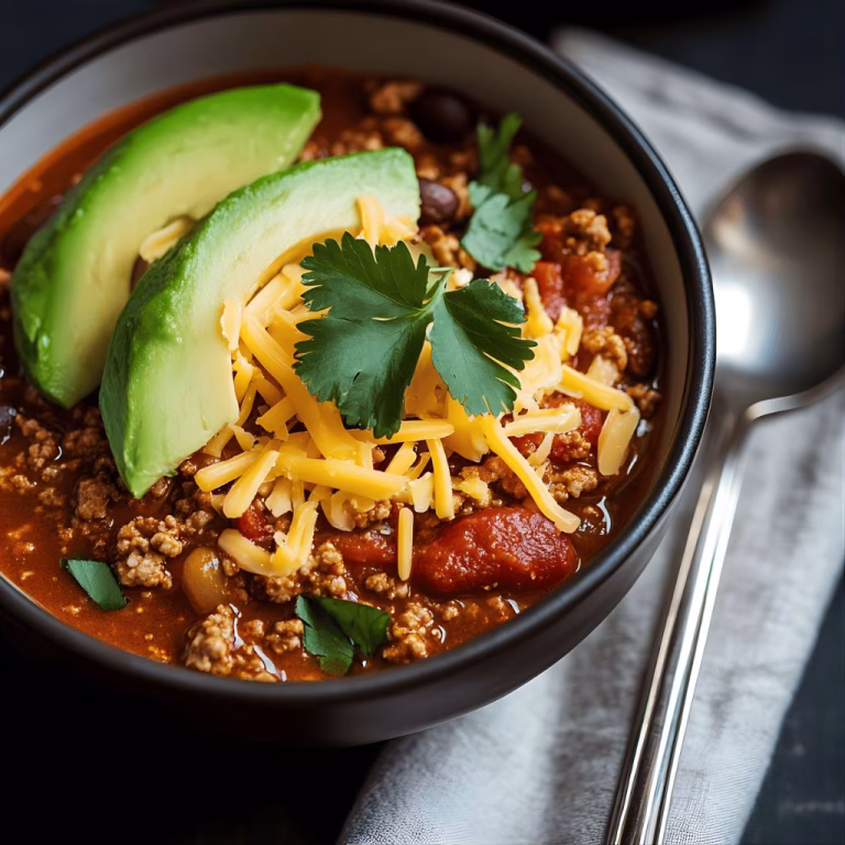 Turkey Chili with Kidney Beans Recipe