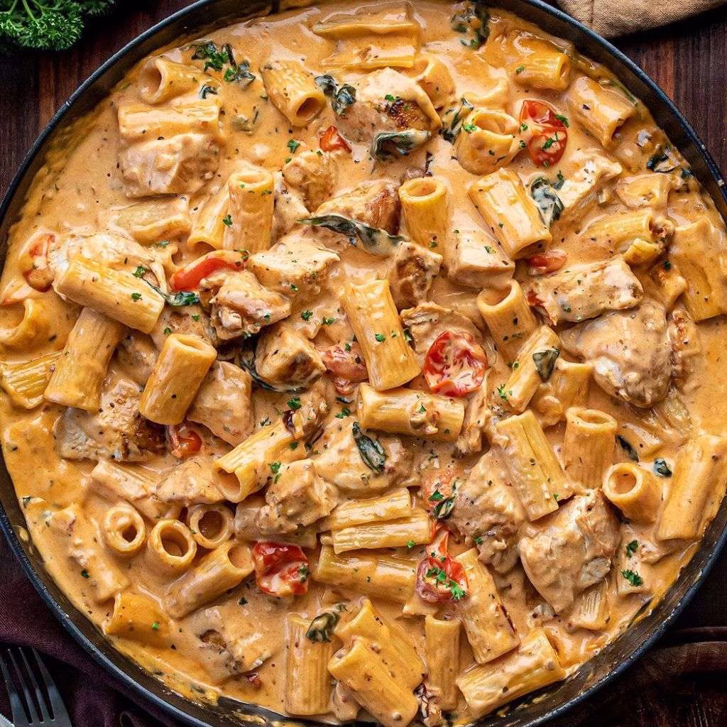 Tuscan Chicken Pasta Recipe