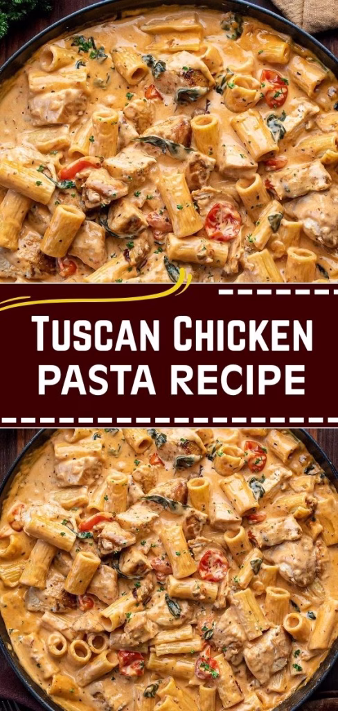 Tuscan Chicken Pasta Recipe