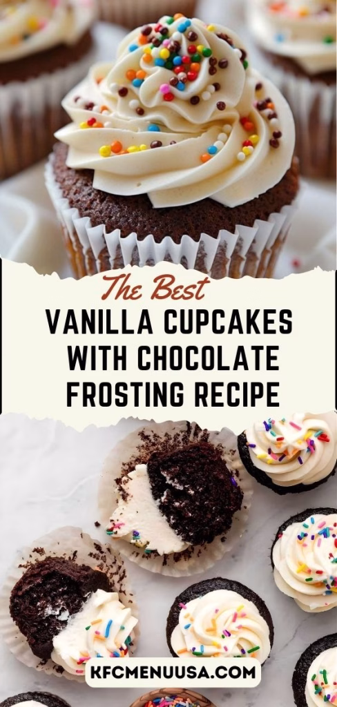 Vanilla Cupcakes with Chocolate Frosting Recipe