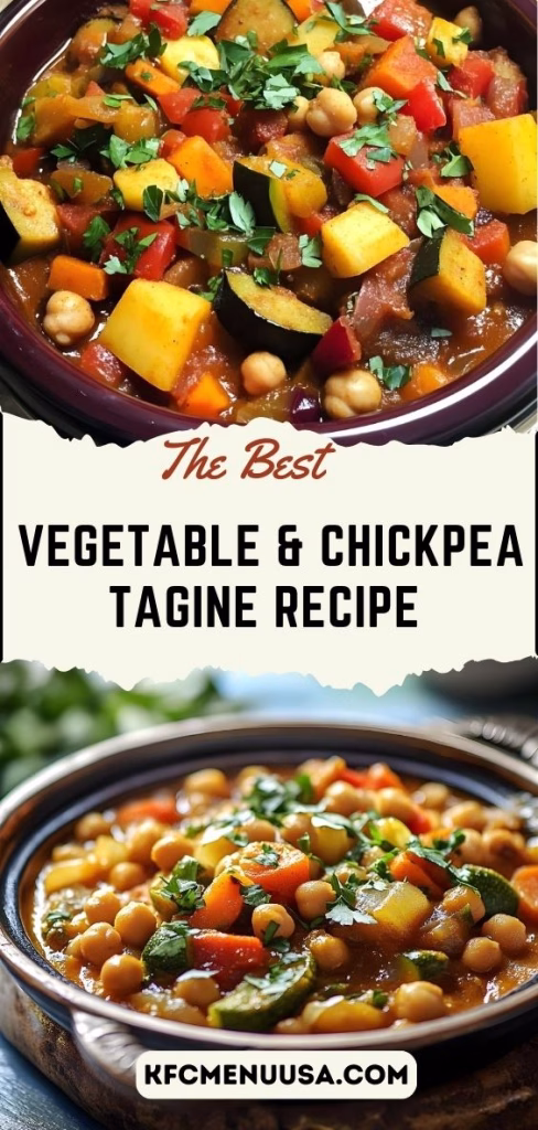Vegetable and Chickpea Tagine Recipe