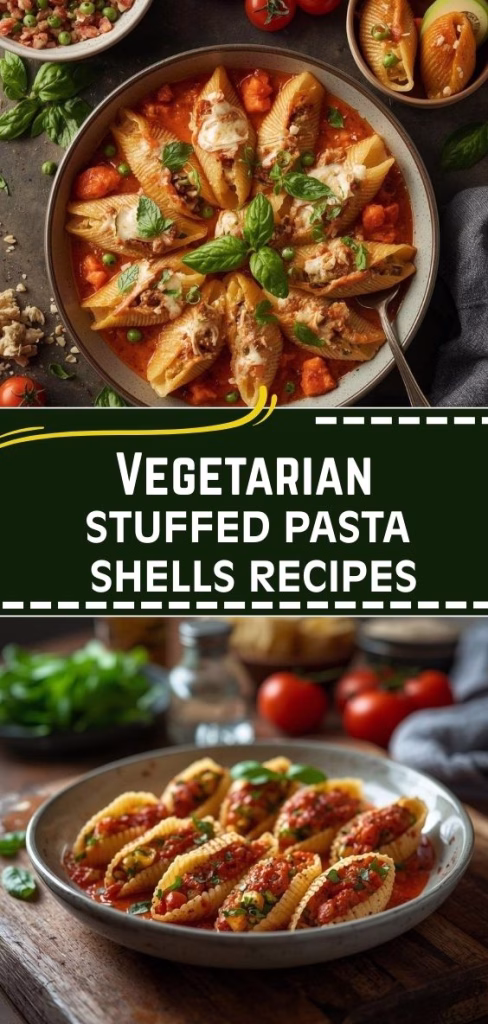 Vegetarian Stuffed Pasta Shells Recipe