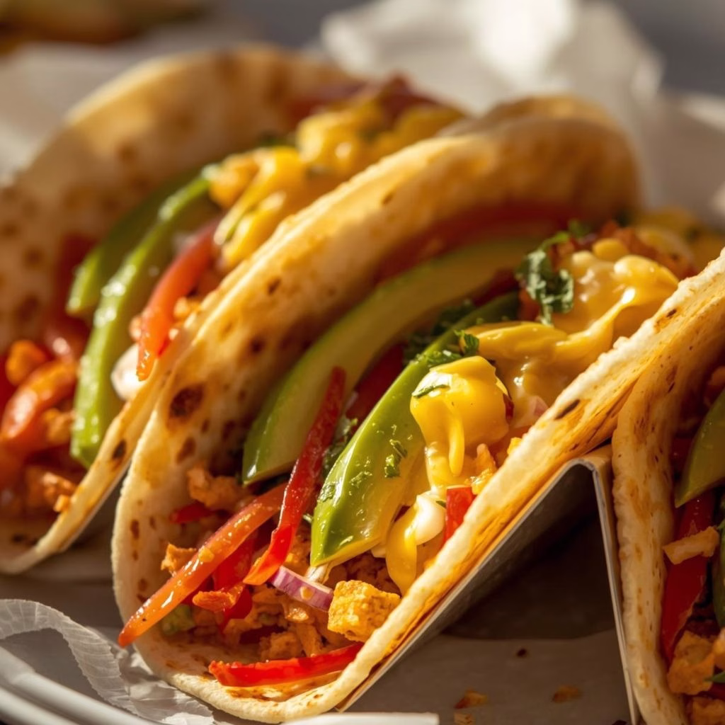 Veggie Packed Breakfast Tacos Recipe