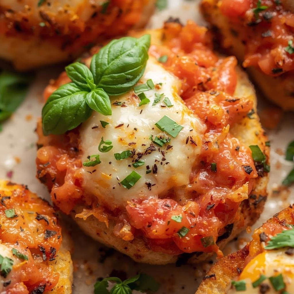 Cheesy Bruschetta Chicken Cutlets Recipe