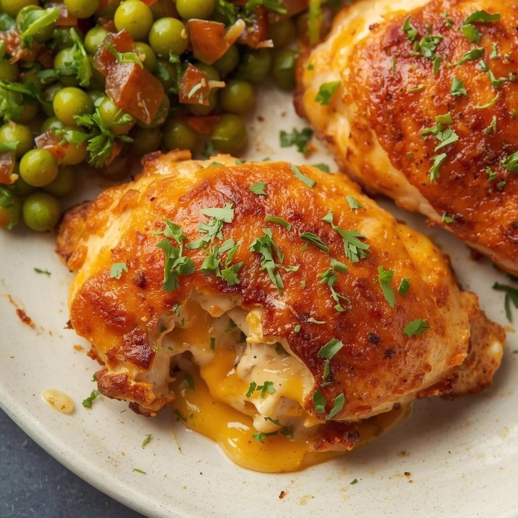 Creamy Pepper Jack Stuffed Chicken Breast Recipe